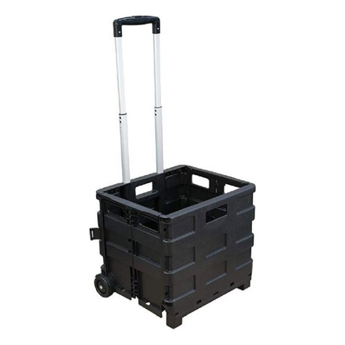 Caja Carrito Plegable Ruedas Multiusos Resistente Manija