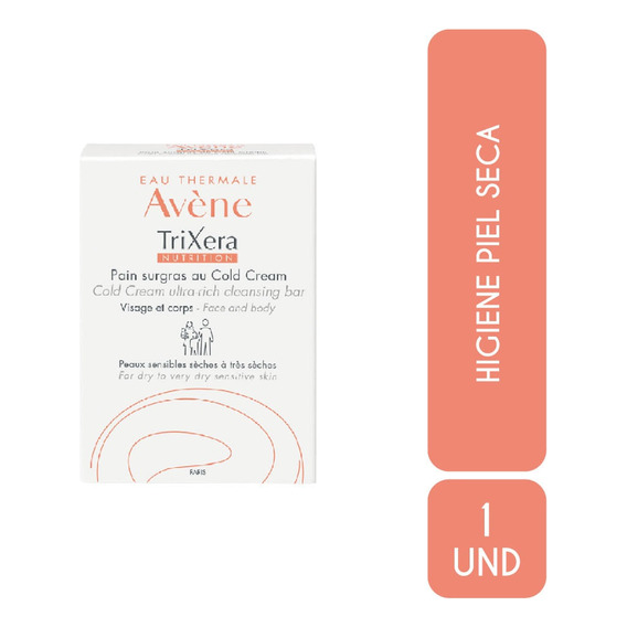 Trixera Jabón En Barra Dermilimpiadora Avene X 100g