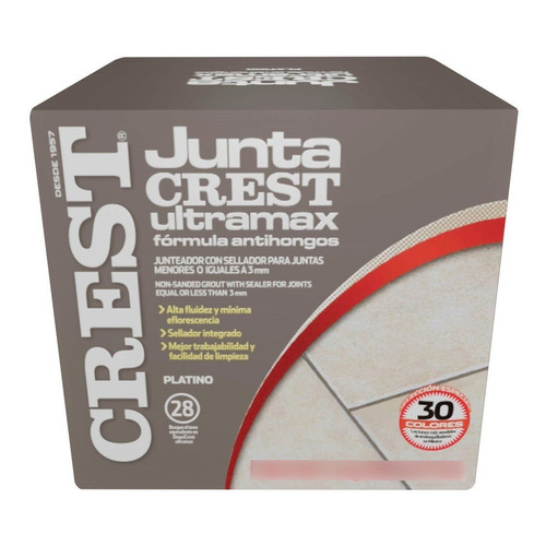 Juntacrest Ultramax 5kg Platino - Crest