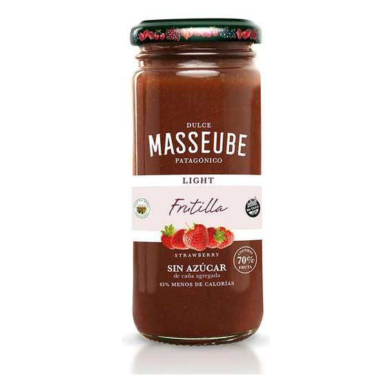 Dulce De Frutilla Light  Masseube 260 Gr