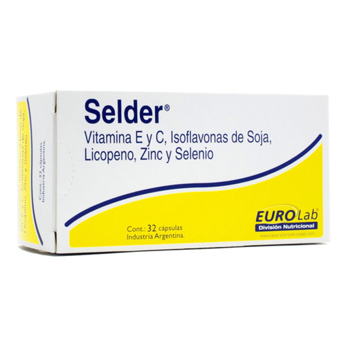 Suplemento en cápsula Eurolab  Selder ® vitamina e en caja 32 un