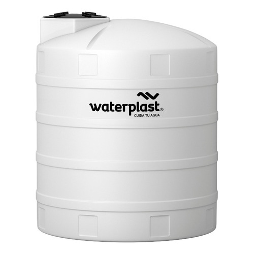 Tanque De Agua Waterplast Tricapa Vertical 5000 Litros Color Blanco