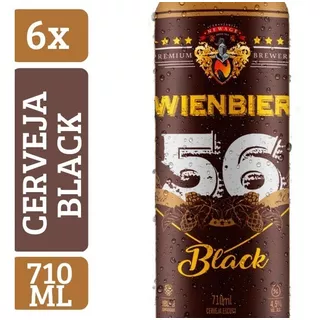 Kit Cerveja Wienbier 56 Black 710ml (6 Un)