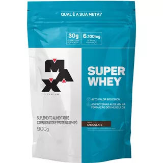 Super Whey Protein 900 Gramas Sabor Chocolate