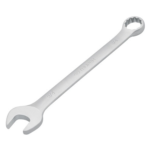 Llave Combinada De 3/4 , Granallada, Truper, 10984 Color Gris