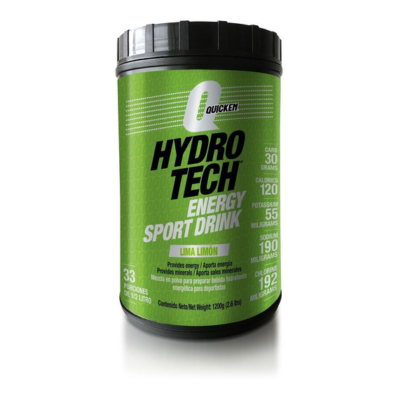 Hidratante Energética Hydrotech Lima Limón 1200g Whey 