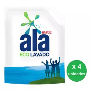 Caja Deterg Ropa Líquido Ala Eco Lavado 3000ml X4u-dh Tienda