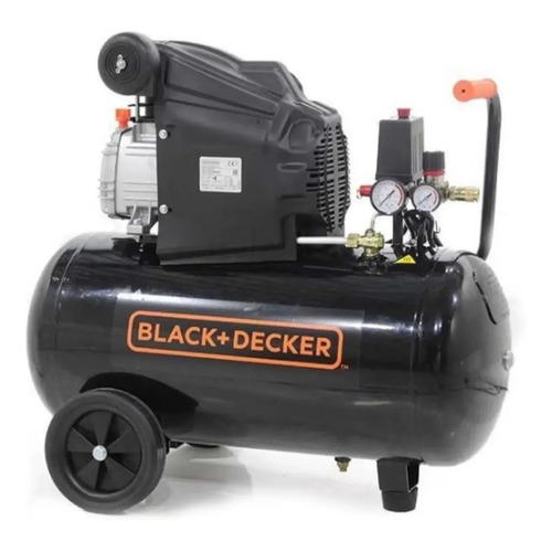 Compresor De Aire 50 Litros Black Decker 2hp Con Accesorios
