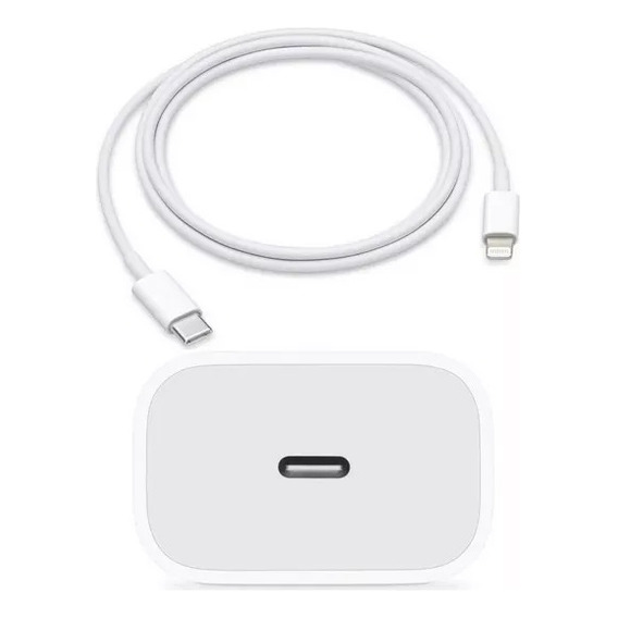 Cargador Para Apple 20w Carga Rápida Cable Usb-c A Lightning