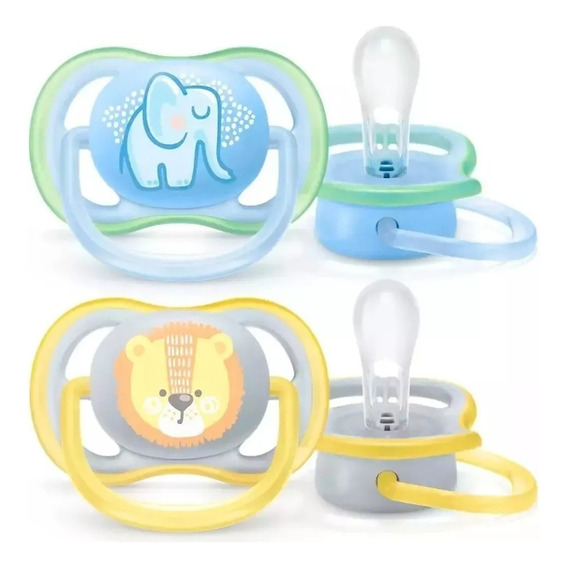 Pack 2 Chupetes Philips Avent Ultra Air Nenes Nenas