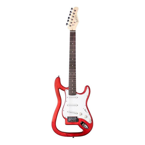 Guitarra eléctrica Babilon Vintage Ghost de roble roja brillante con diapasón de palo de rosa