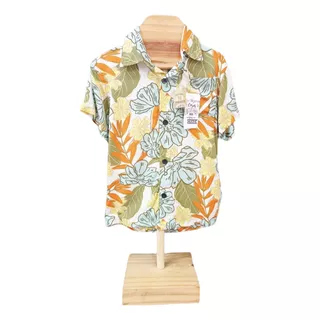 Camisa Hawaiana Niño Fibrana Importada De Marca Calidad 100%