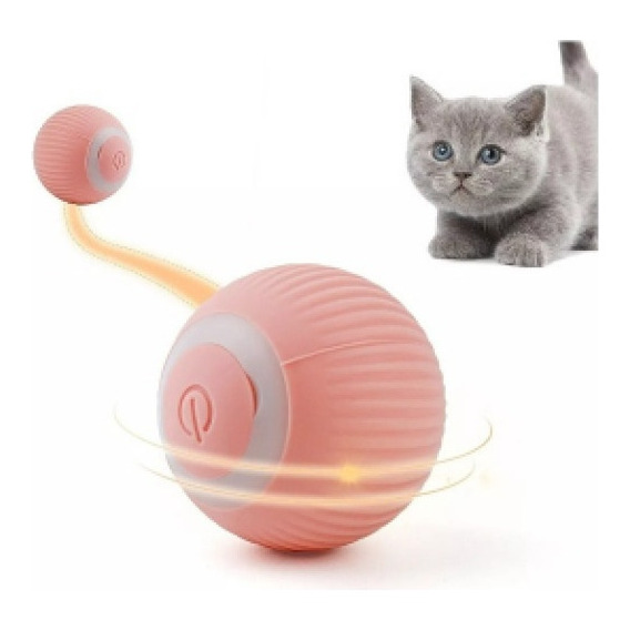 Juguete Gato Bola Interactivo Inteligente Recargable Pelota 