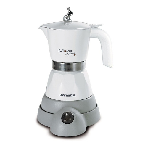 Cafetera Ariete Moka Aroma Electric 1358 manual blanca italiana 220V