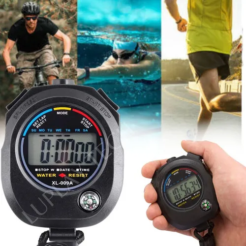 Cron metro Digital De M o Corrida Alarme Hora Crossfit Timer
