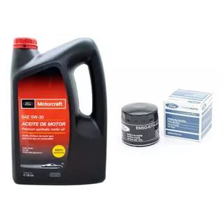 Kit Aceite Sintético Motorcraft 5w30 + Filtro Aceite Ford 