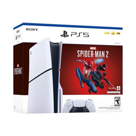 Consola Playstation 5 Slim Disco Spiderman - Ps5 1 Control