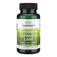 Premium Gymnema Sylvestre Leaf 400mg 100 Cápsulas Swanson