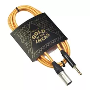 Cable Microfono Xlr Macho A Plug 6.5 Estereo 2m Balanceado