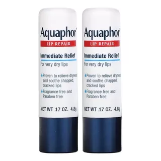 Aquaphor Protetor Labial Lip Repair Alivio Imediato Kit C 2