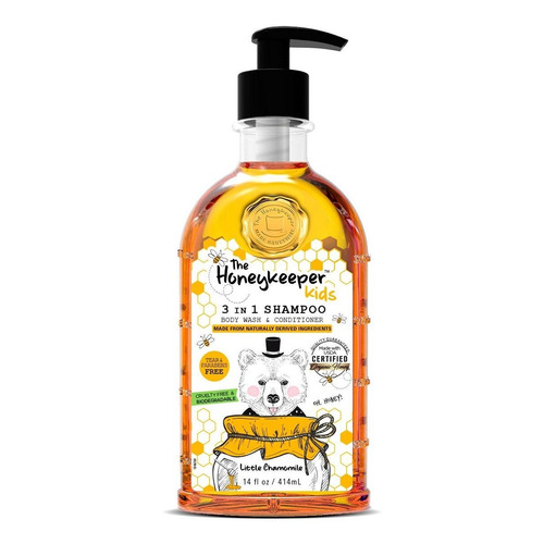 Shampoo Infantil Honeykeeper 3 En 1 Little Chamomile 414ml