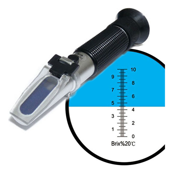 Refractometro Optico Aceite Corte 0-10 Brix Mecanizado Cnc
