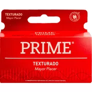 Preservativo Prime Texturado De Látex Mayor Placer X 12 U