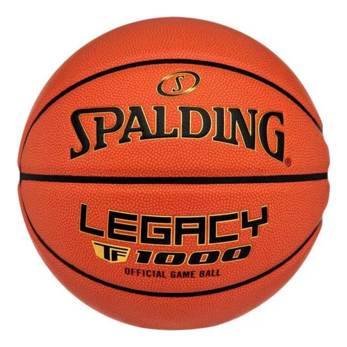 Pelota De Básquet Spalding Legacy Tf-1000 Fiba N° 7 Color Orange