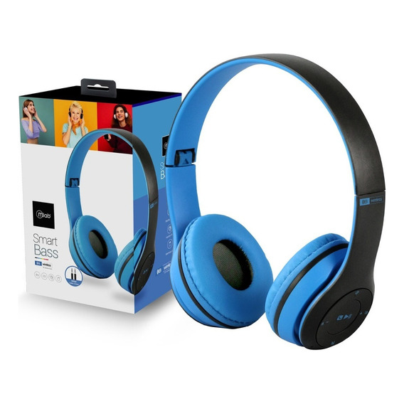 Audifonos Mlab Smart Bass 9067 Bluetooth Y Jack 3.5mm Azul