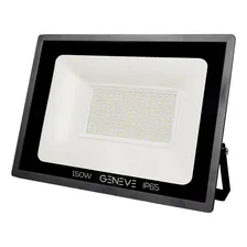 Geneve Ge-fl150 Reflector Led 150w Exterior Alta Potencia Ip65 Color De La Carcasa Negro Color De La Luz Blanco Frío