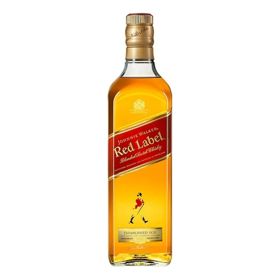 Whisky Escocés Blended Red Label Johnnie Walker 750ml