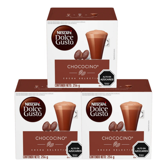 Cápsulas Café Nescafé Dolce Gusto Chococino - X3 Cajas