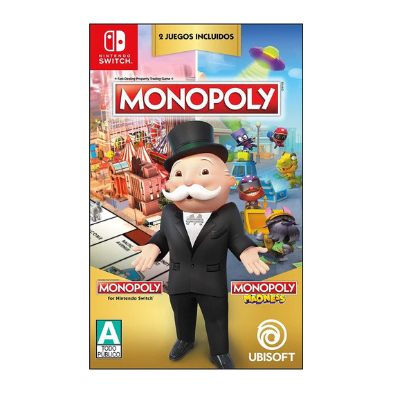 Monopoly - Nintendo Switch - 2 Juegos En 1