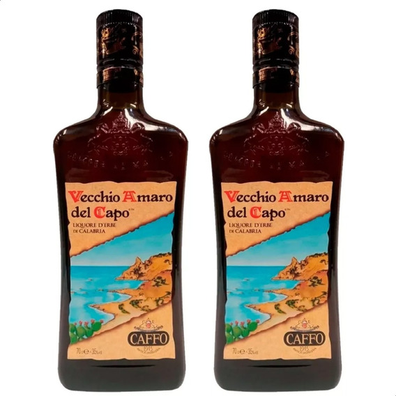 Licor Vecchio Amaro Del Capo 700ml Origen Italiano X2 Unid