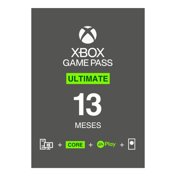 Game Pass Ultimate 12 Meses + 1 Gratis Garantizados!!!