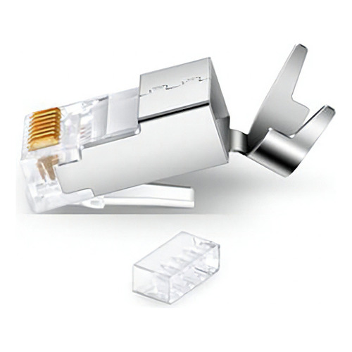 Conectores / Plug Rj-45 Cat .6a Cat .7  Cable Grueso 23 Awg