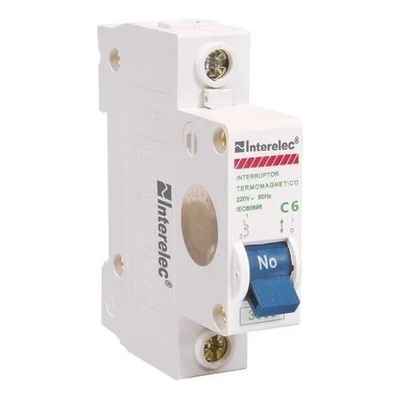 Llave Termica Unipolar 1x6a-10a-16a-20a-25a-32a Luz Desing