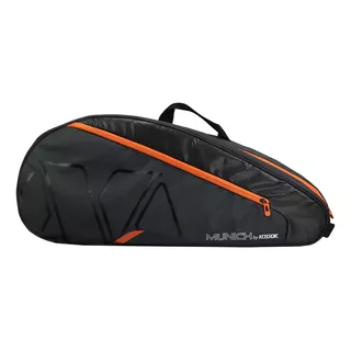 Raquetero Novak Kossok - 6 Raquetas - Porta Calzado Color Negro/naranja