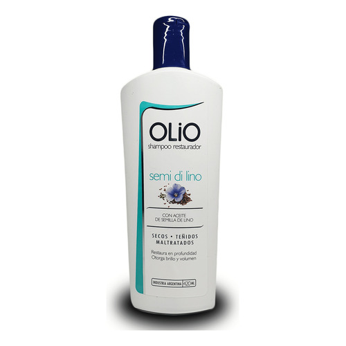 Shampoo Olio Semi Di Lino Restaurador Aceite Lino X 420 Ml