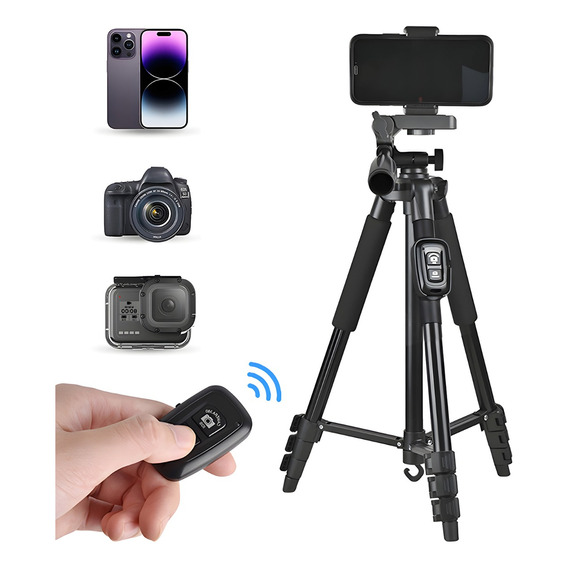 Trípode Para Celular/cámara 140cm Con Bluetooth Remoto