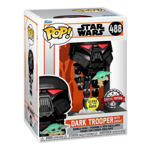 Funko Pop Star Wars - Dark Trooper W/child(gw) 488