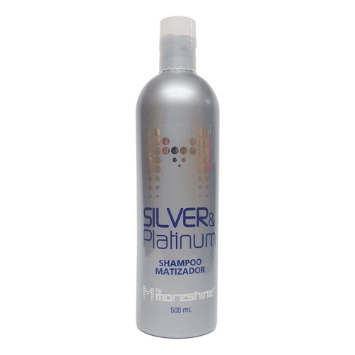 Shampoo Matizador Silver Platinum Moreshine 500 Ml 1 Pza