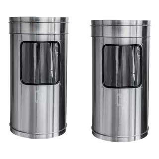 Kit De 2 Porta Extintores Acero Inox Co2-4.5kgs/10lbs 