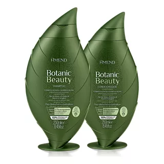 Kit Botanic Beauty Amend Óleo De Monói Shampoo Condicionador