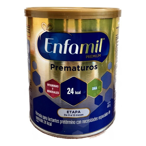 Leche Enfamil Premium Prematuros Etapa 0-12meses 24kcal 400g Sabor Natural