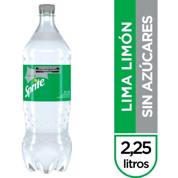 Gaseosa Sprite Sin Azúcares Lima-limón 2,25 Lt