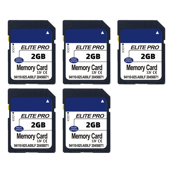 5 Unidades/ranura De Memoria Sd De 2 Gb