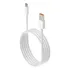 Cable Carga Rápida 6a 120w Pack X3 Transmisión De Datos Blanco