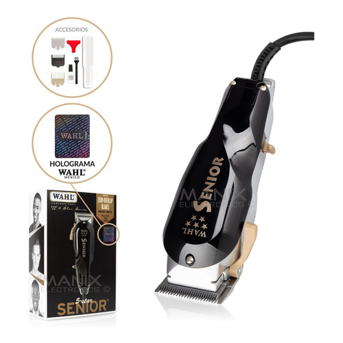 Cortadora de pelo Wahl Professional 5 Star Senior 8545 negra 120V