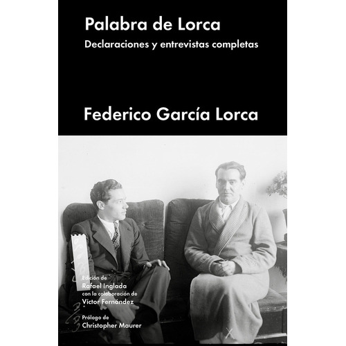 Federico García Lorca Palabra De Lorca editorial Malpaso